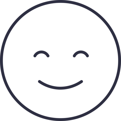 Happy Happy Face Happy Icon Free Transparent Png Icon Download (black, indigo)