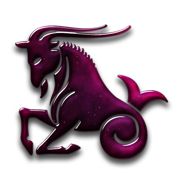 Capricorn Png Image (silver, white, black, gray, lavender)