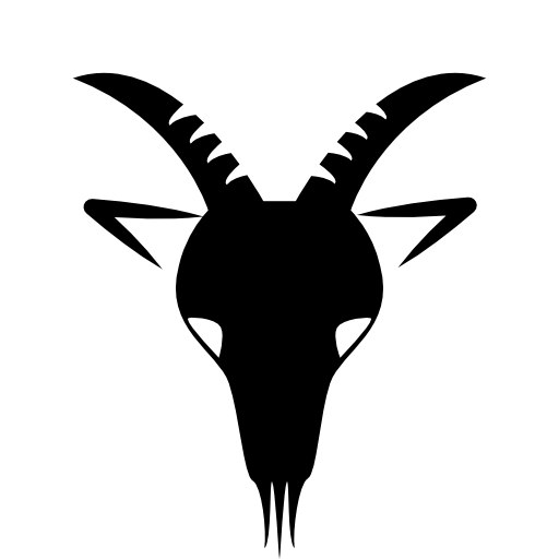 Capricorn Png Photo (white, black, silver)