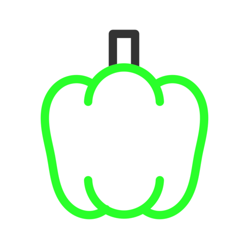 Paprikas Free Png Icon Download (lime, black)