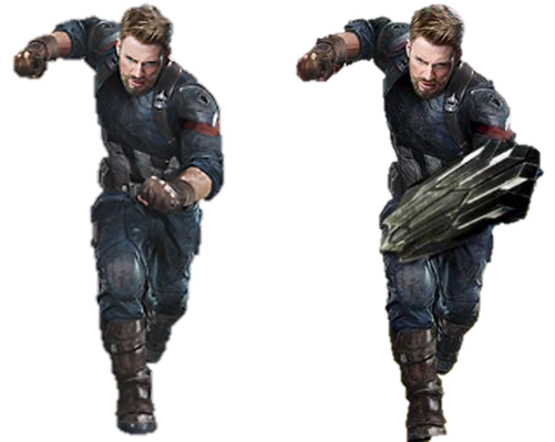 Captain America Civil War Png Isolated Image (black)