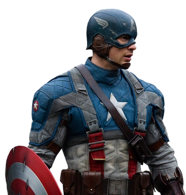 Captain America Png Transparent (black)