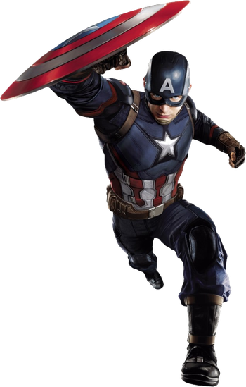 Captain America The First Avenger Download Png Image (black)