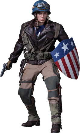 Captain America The First Avenger Png Free Download (black)