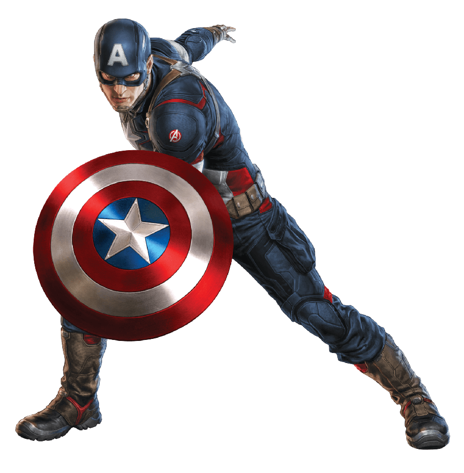 Captain America The First Avenger Png Image (black, white, indigo)