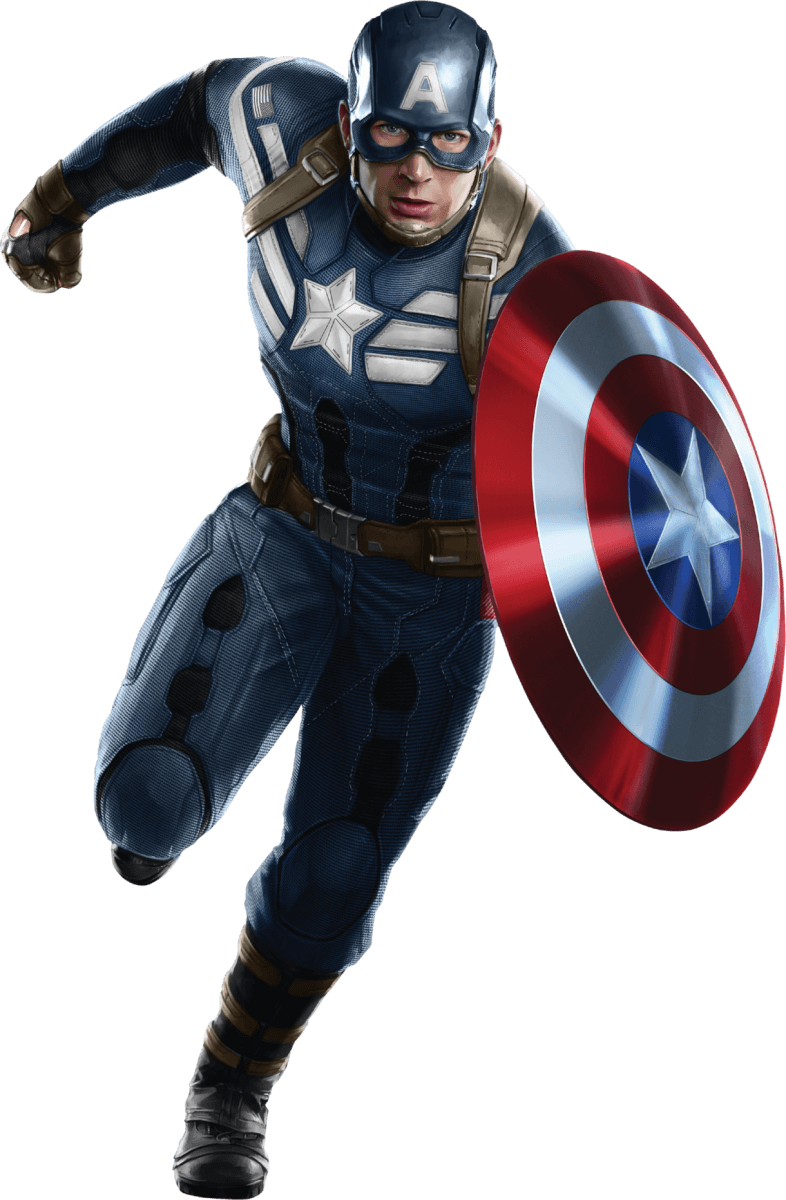 Captain America The First Avenger Png Isolated Hd (black)