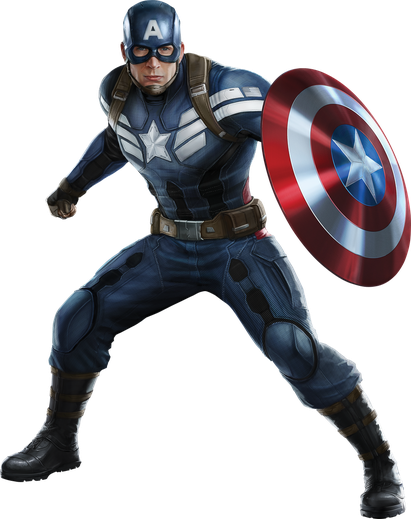 Captain America The First Avenger Png (black)