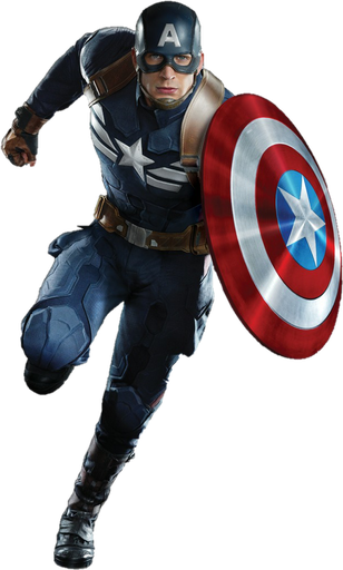 Captain America The Winter Soldier Png Transparent (black)