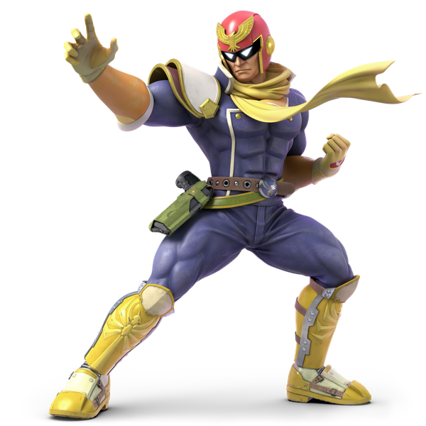 Captain Falcon Png Background Image (black, gray)