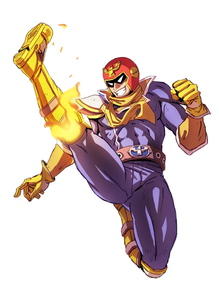 Captain Falcon Png Transparent Picture (black, indigo, chocolate)