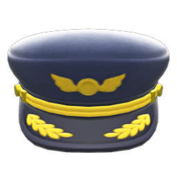 Captain Hat Png Free Image (indigo, black, gray, white)