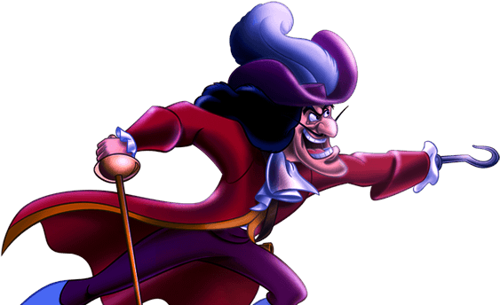 Captain Hook Png Picture (black)