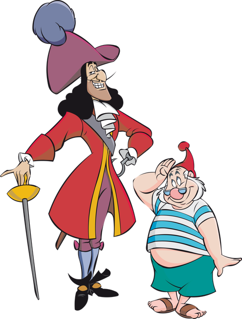 Captain Hook Transparent Png (chocolate, teal, black, pink, gray)