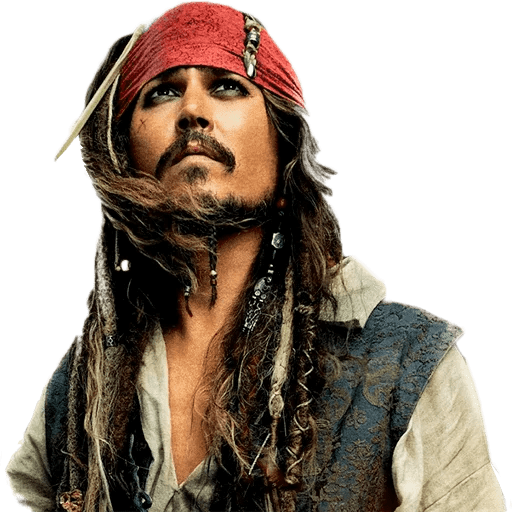 Captain Jack Sparrow Png Photos (black, gray)