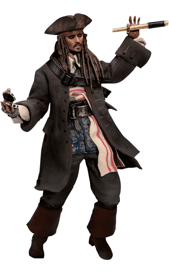 Captain Jack Sparrow Png Pic (gray)