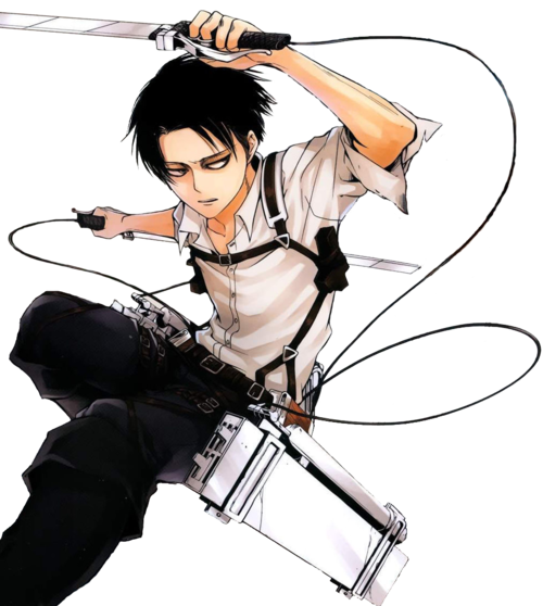 Captain Levi Ackerman Png Pic (white, black)