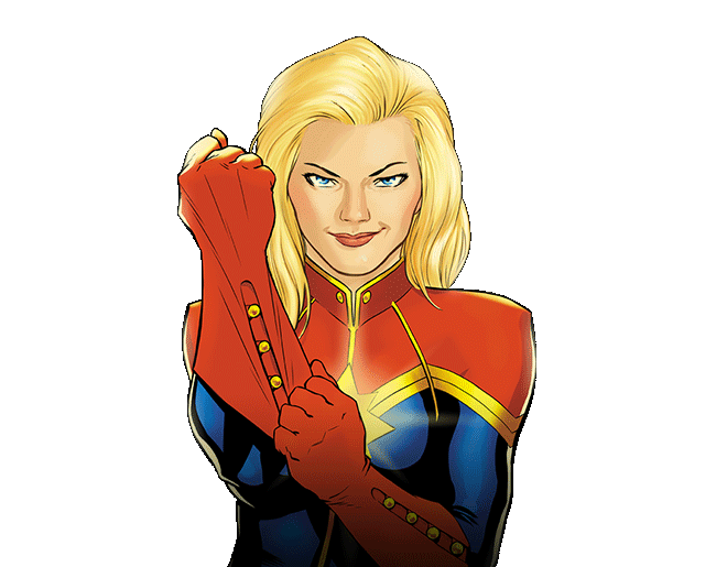 Captain Marvel Png File (black, chocolate, pink)