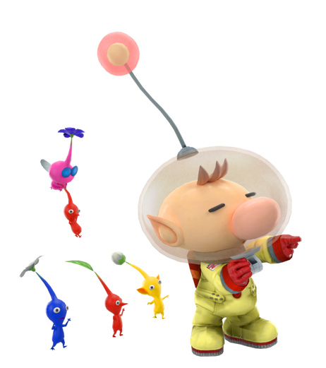 Captain Olimar Png Transparent Picture (black)