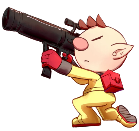 Captain Olimar Transparent Png (black, beige, pink)