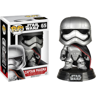 Captain Phasma Toy Png Image (black, silver, lavender)