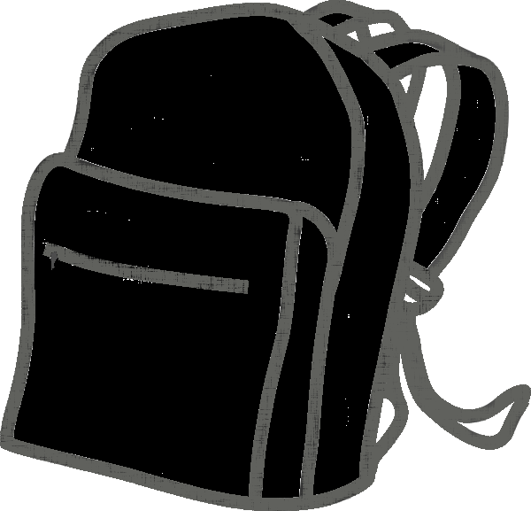 Laptop Bag Png Isolated Image (gray, black)