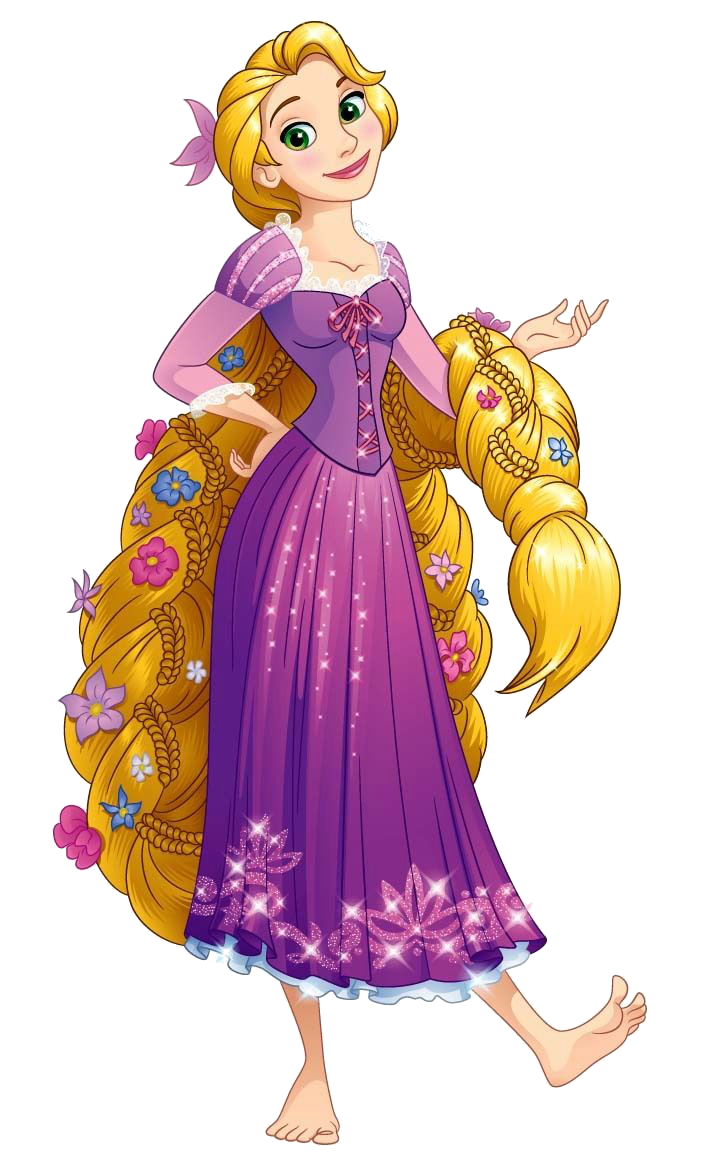 Rapunzel Tangled Png Download Image (purple, black)