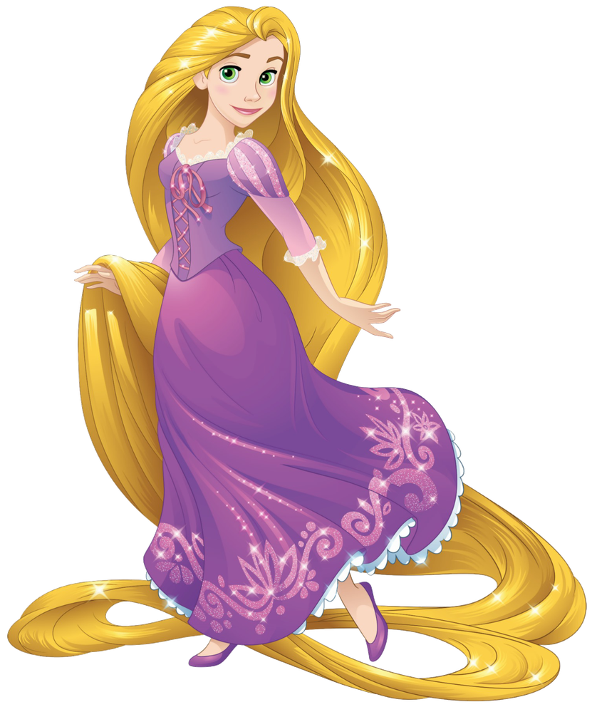 Rapunzel Tangled Png Hd Image (black, gray)