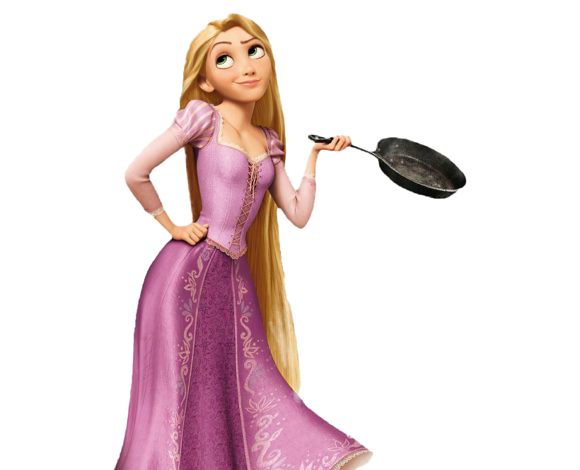 Rapunzel Tangled Png Image File (salmon, white, plum)