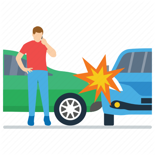 Car Accident Png Pic (black, indigo, teal, greenish blue)