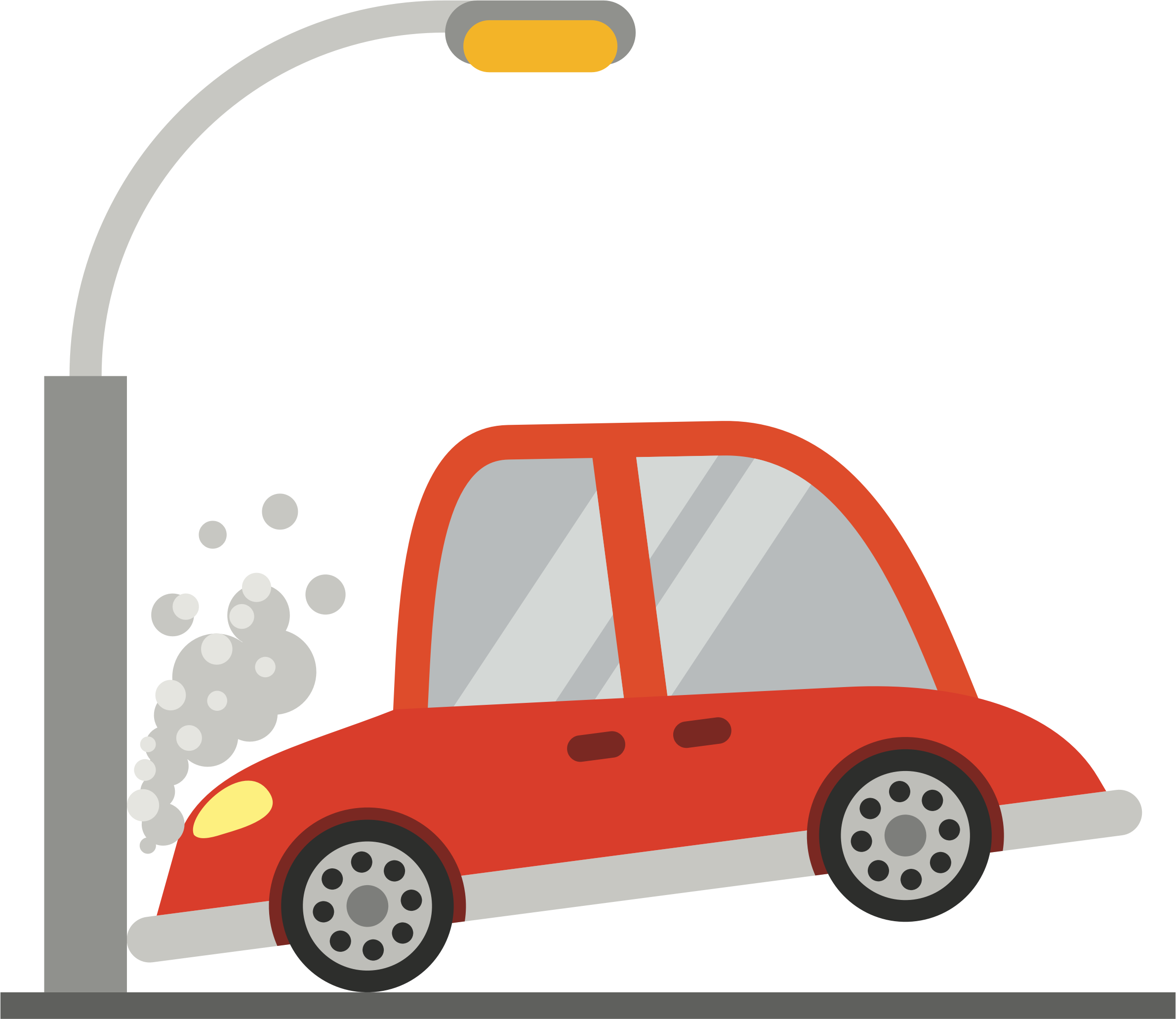 Car Accident Png Picture (black, gray, chocolate, silver)