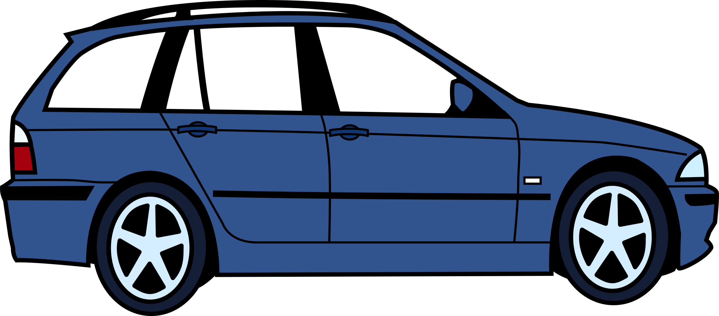 Car Cartoon Png Image (black, navy, teal)