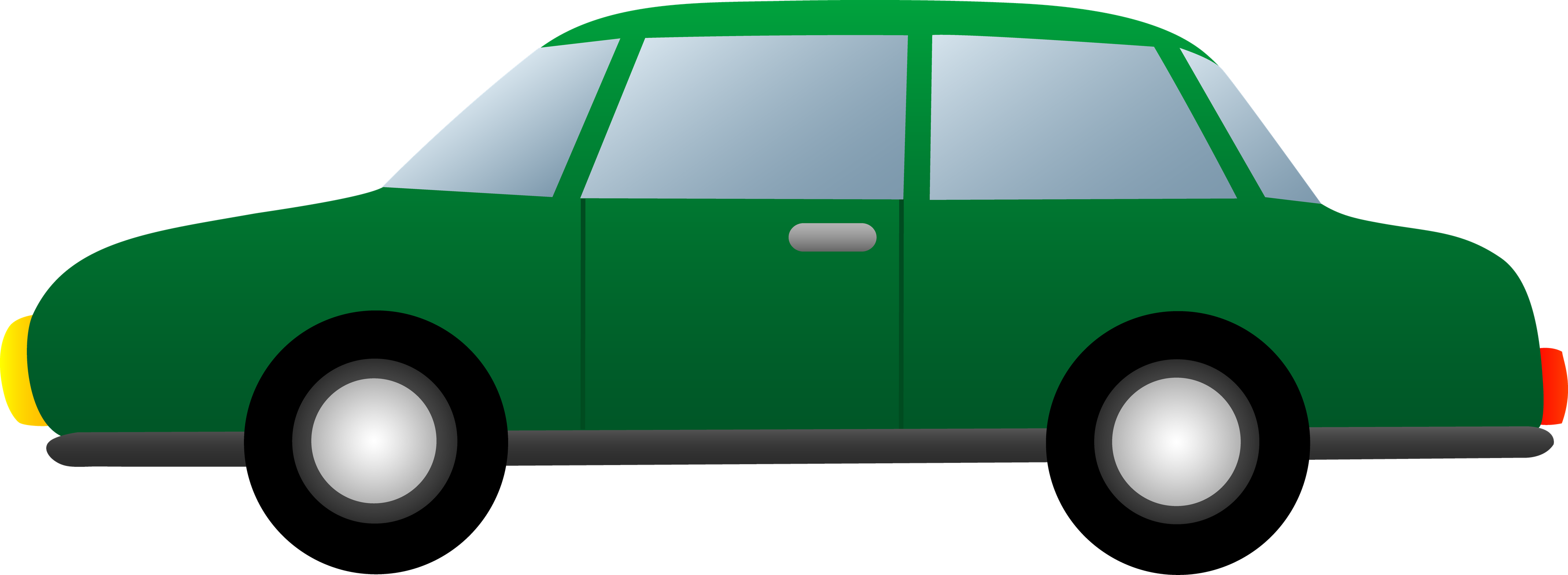 Car Cartoon Png Picture (black, green)