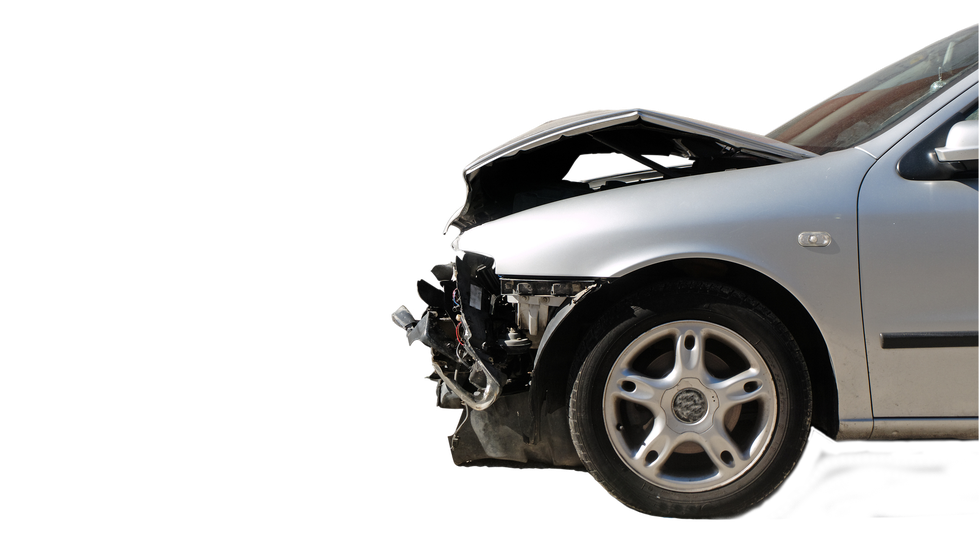 Car Crash Png Isolated Transparent Image (black, white, gray)