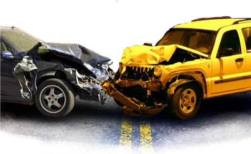 Car Crash Png Isolated Transparent Picture (black)