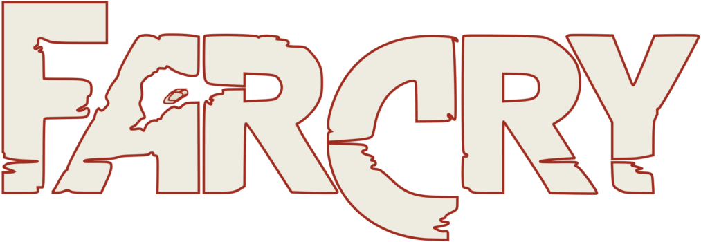 Far Cry Logo Png Clipart (black, gray, beige)