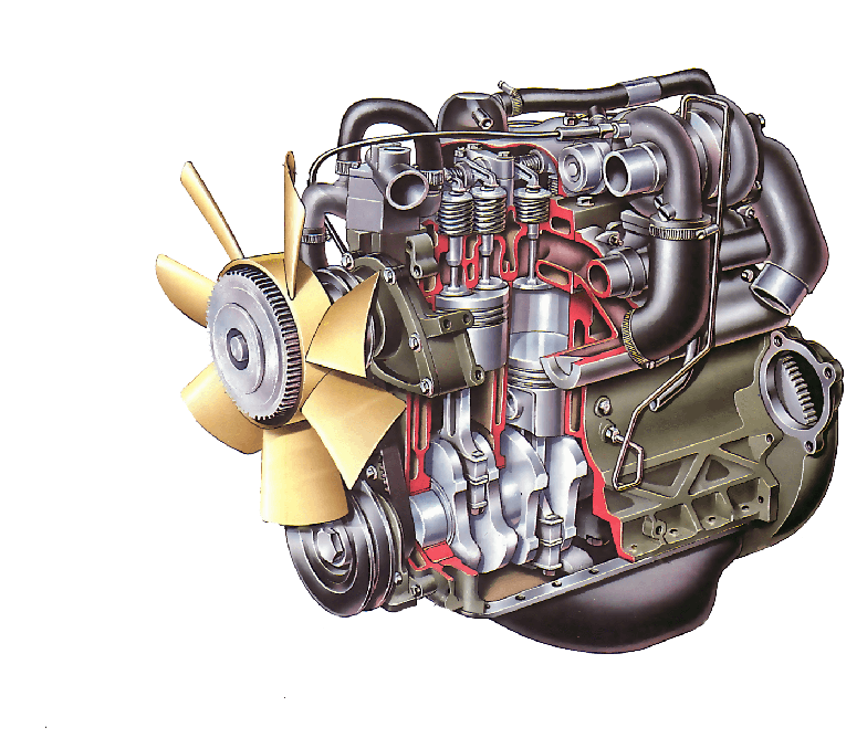 Car Engine Background Png (black)