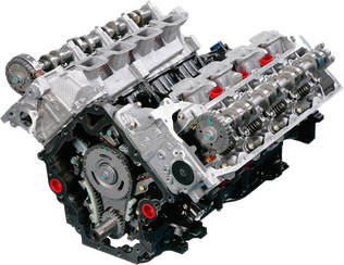 Car Engine Transparent Background (black)