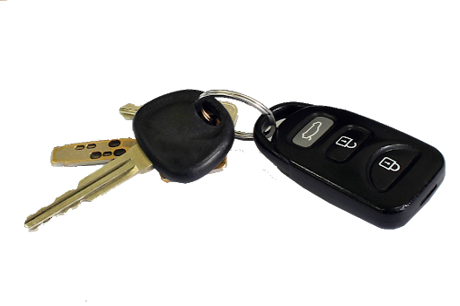 Car Key Png Transparent Image (black)