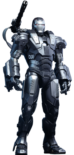 War Machine Png Clipart (black)