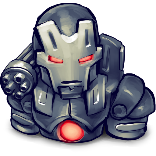 War Machine Png Picture (indigo, black, gray)