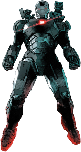 War Machine Png Transparent (black)