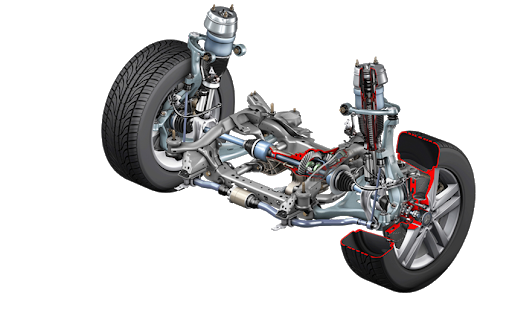 Car Suspension Transparent Png (black, gray, indigo)