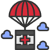 War Medical Heh Emergency Airdrop Icon Free Transparent Png Icon Download (gray, chocolate, black, silver)