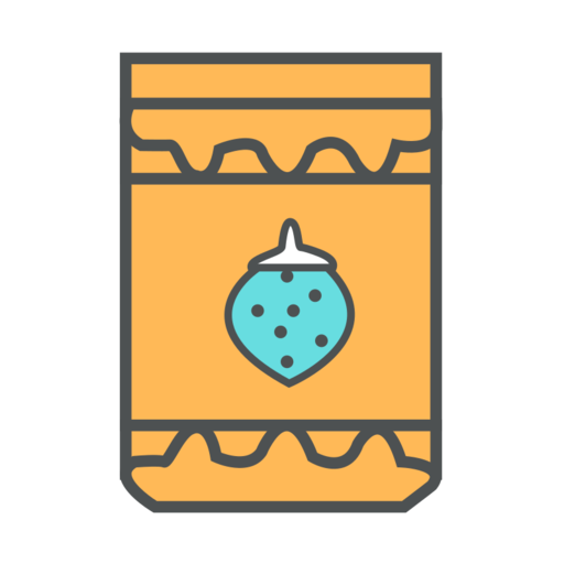 Jar Of Strawberry Jam Free Png Icon (salmon, indigo, black, mint, gray)