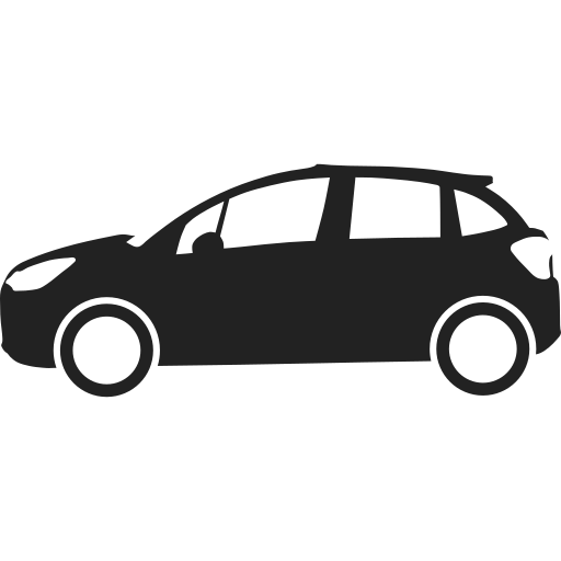 Car Side Vehicle Transport Icon Free Png Icon Download (black)