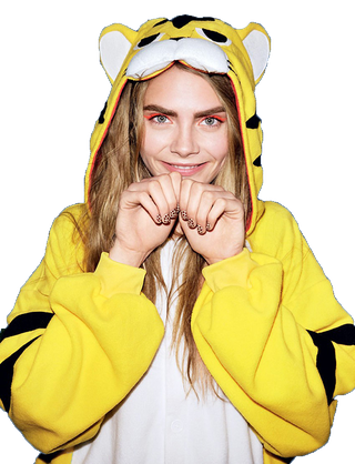 Cara Delevingne Png Photo (black, yellow, lavender)