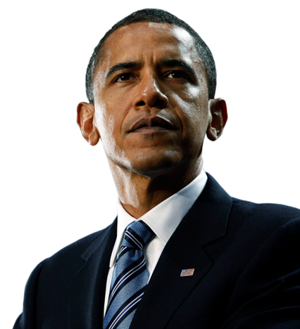 Barack Obama Png (black)