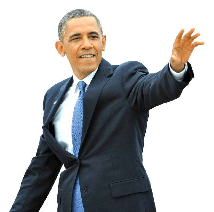 Barack Obama Suit Png (white, black, gray)