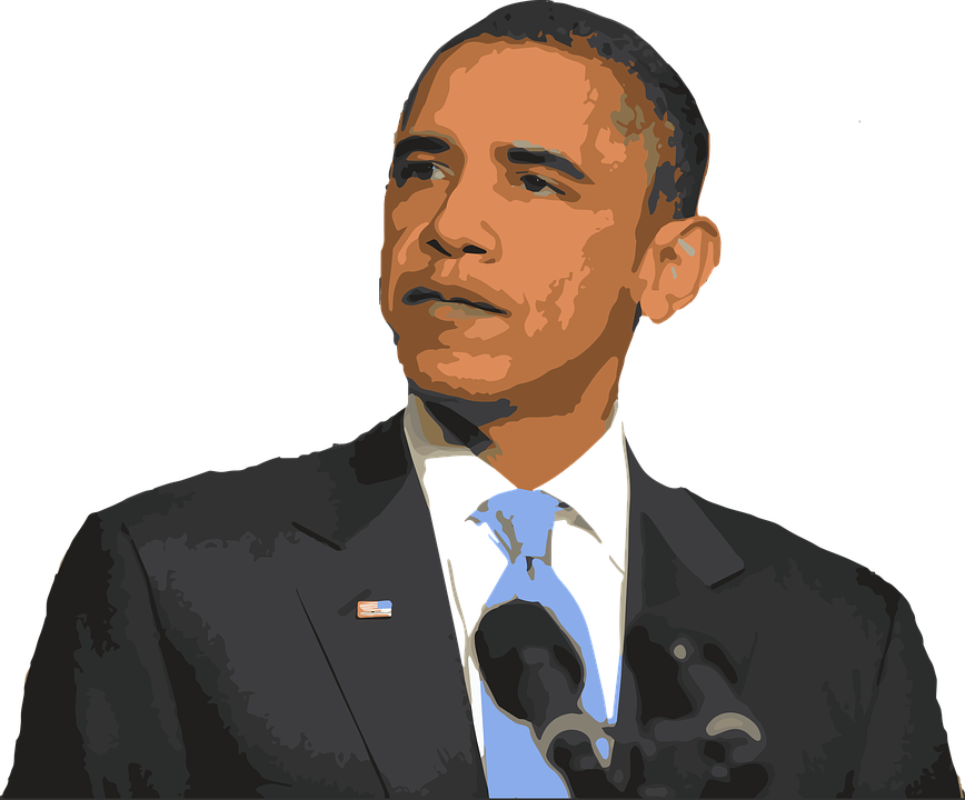 Barack Obama Vector Png (salmon, black, chocolate, indigo)