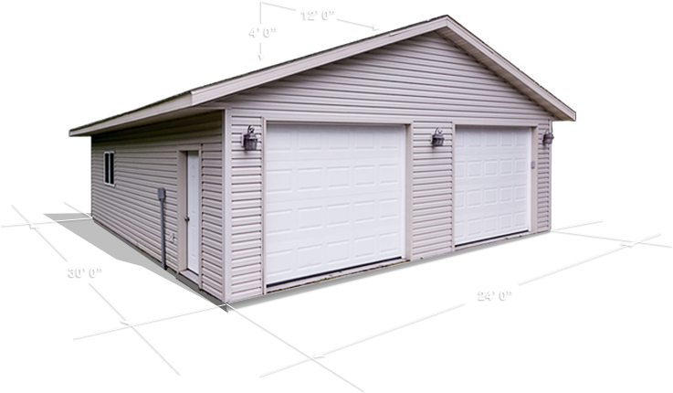 Garage Transparent Png (white, gray, lavender, black, silver)